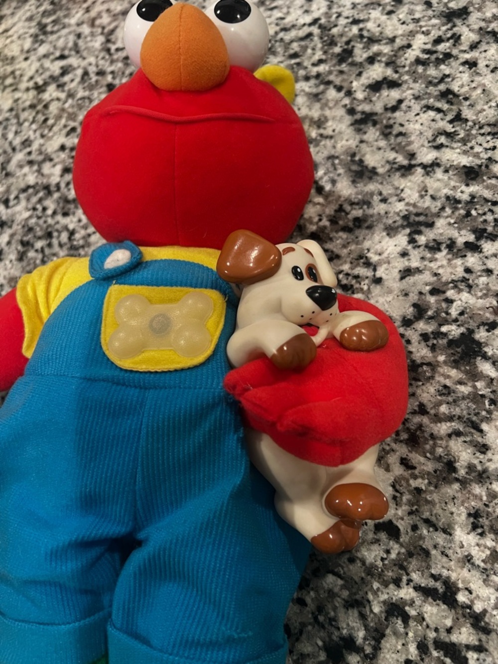 Vintage Elmo Toy with Light-Up Overalls - Picture 3 of 8